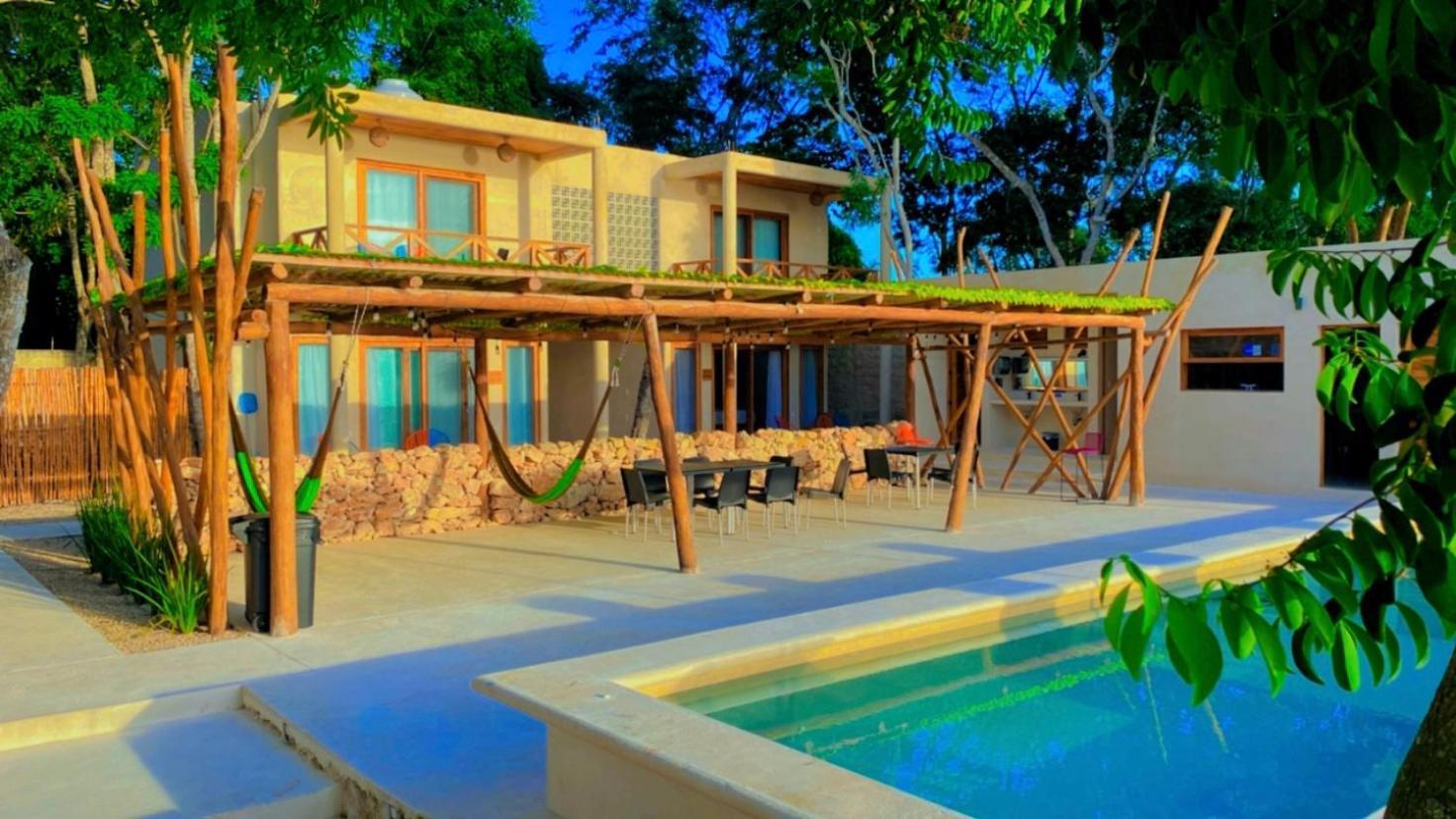 Hotel & Eco Cabanas Azul Maria Bacalar Esterno foto